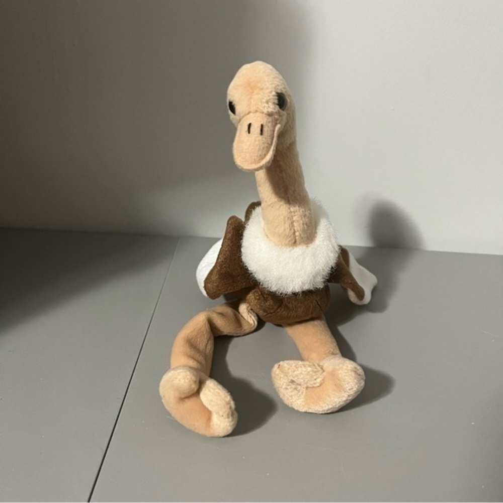 Ty Beanie baby stretch Ostrich Retired Vintage 1997 Rare 1997